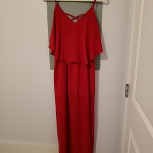 Long Red Dress